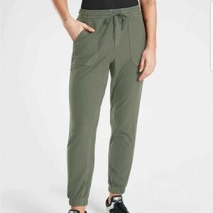 Athleta Farallon Joggers in Vintage Palm Green